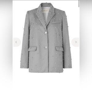 STINE GOYA Gray Embellished Blazer